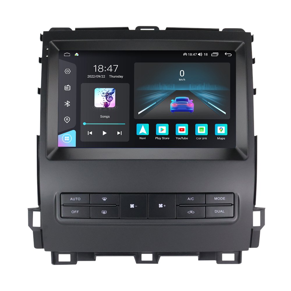 M6 PRO Android 12 Gps Car Video for Toyota Land Cruiser Prado/Lexus GX470 J120 2002-2009 Voice Control Car Radio