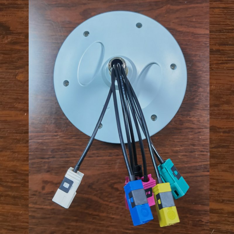 Kontec Q150 5 in 1 BEIDOU GLONASS GPS Dome Combination Antenna GSM LTE 4g MIMO WIFI MIMO Car Antenna for Fleet Management