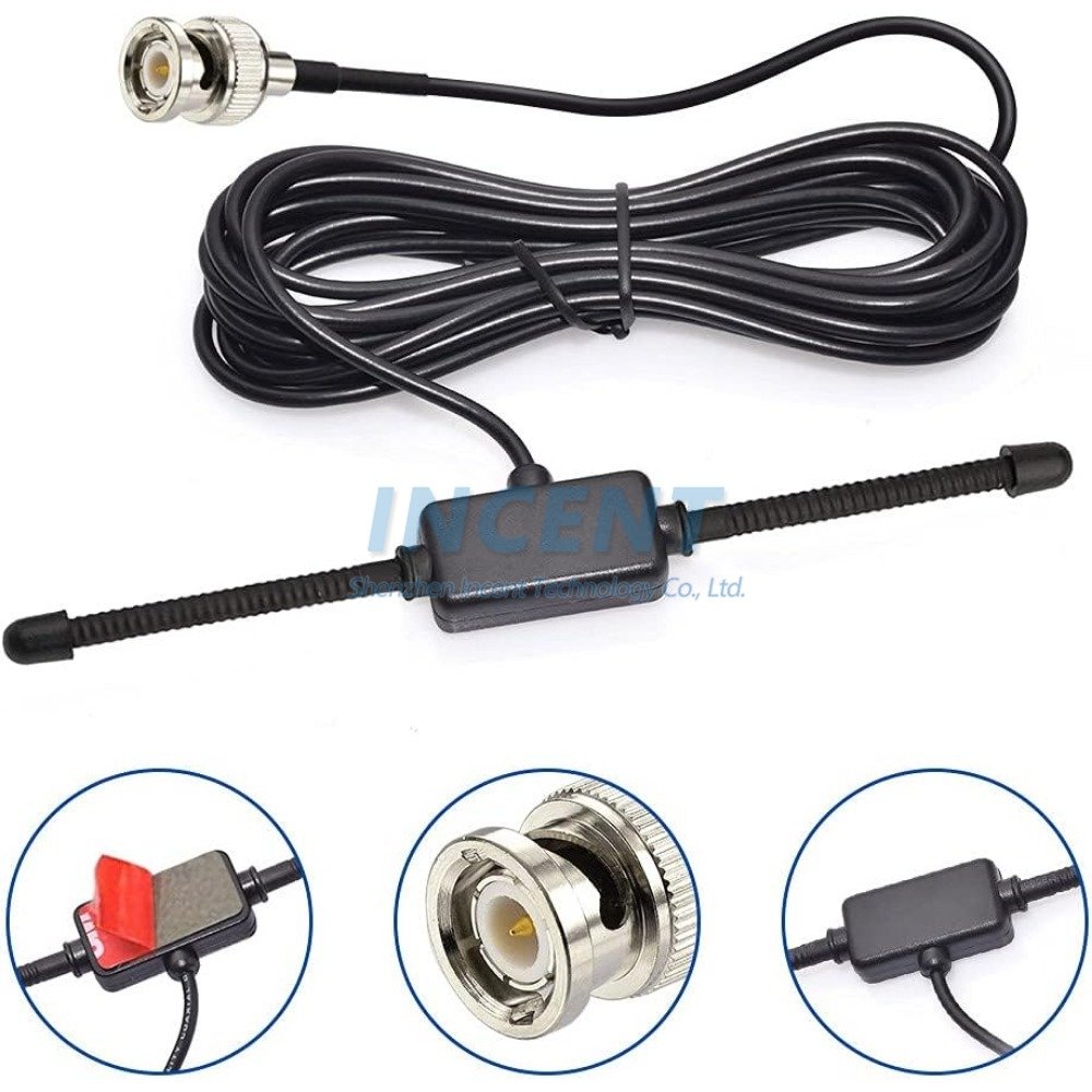 VHF UHF Car Truck Scanner Adhesive Mount Antenna Compatible with Uniden Bearcat Whistler Radio Shack Radio Scanner