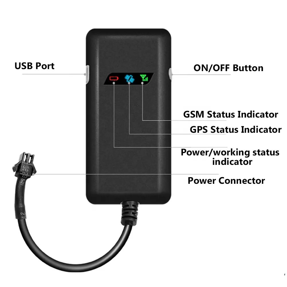 Joswell JW-V04 GPS Tracker With Shock Alarm Car GPS Tracker Tracking Devices for Dogs Cats Pet