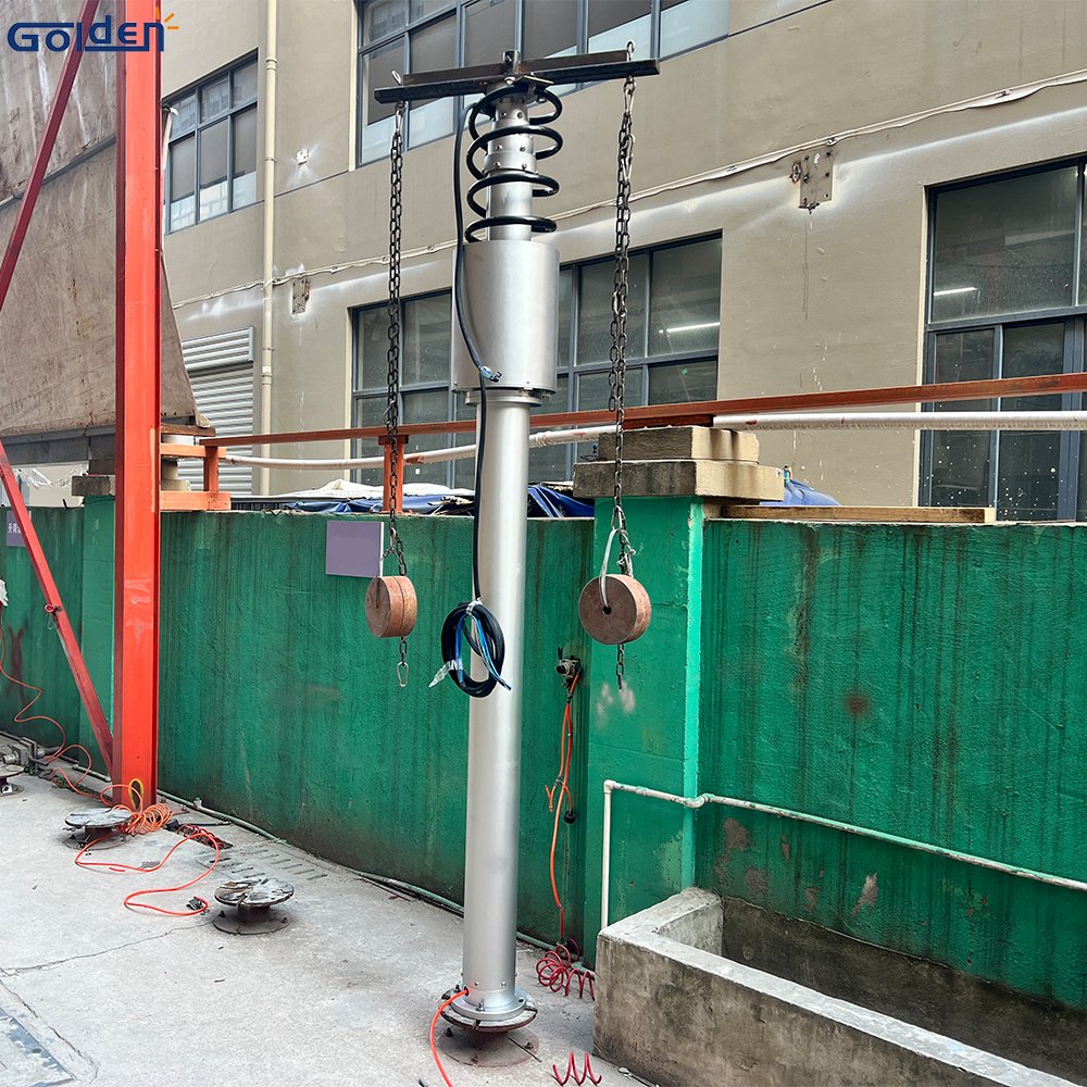 Heavy Duty Telescopic Pneumatic Mast for Security Surveillance Vehicle