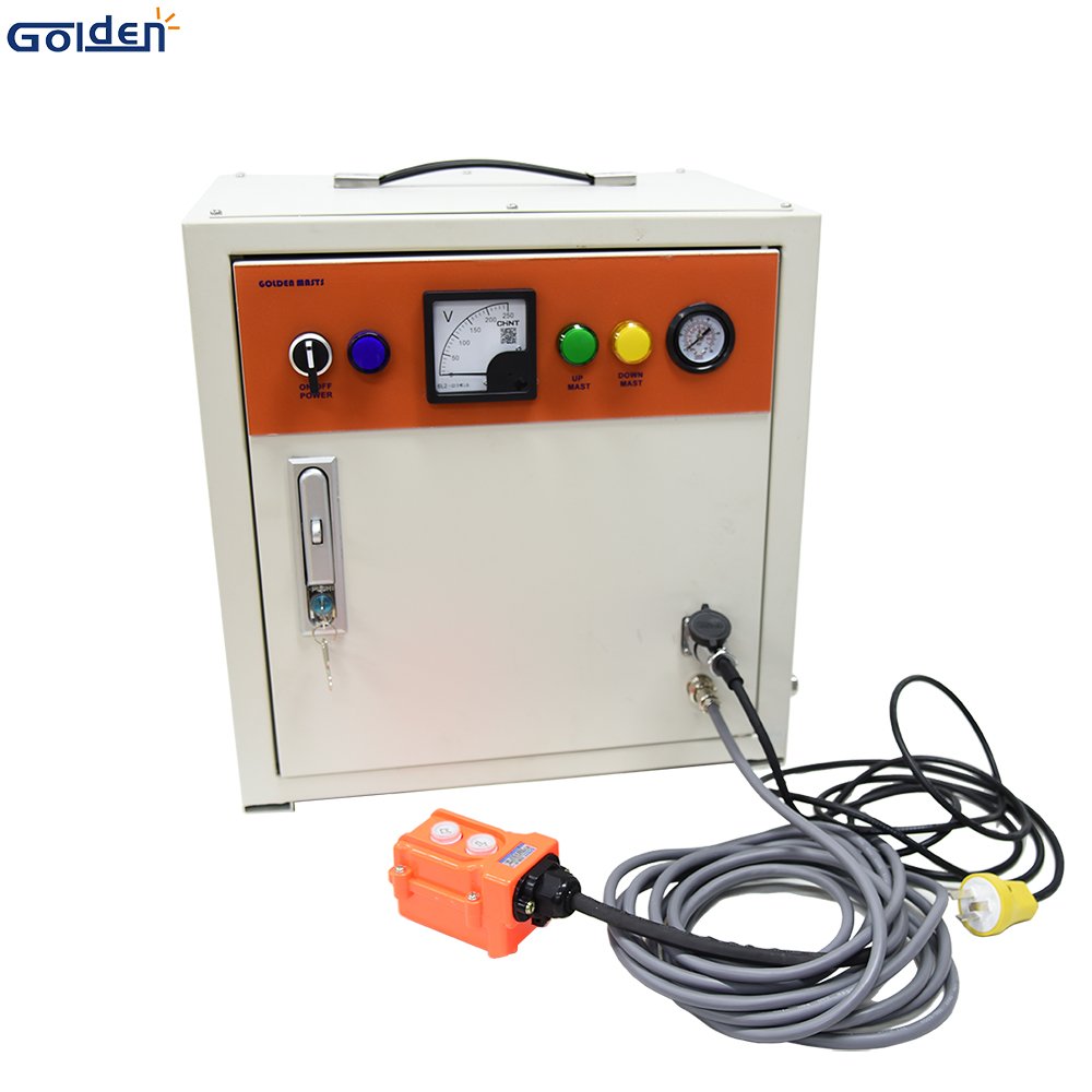 Heavy Duty Telescopic Pneumatic Mast for Security Surveillance Vehicle