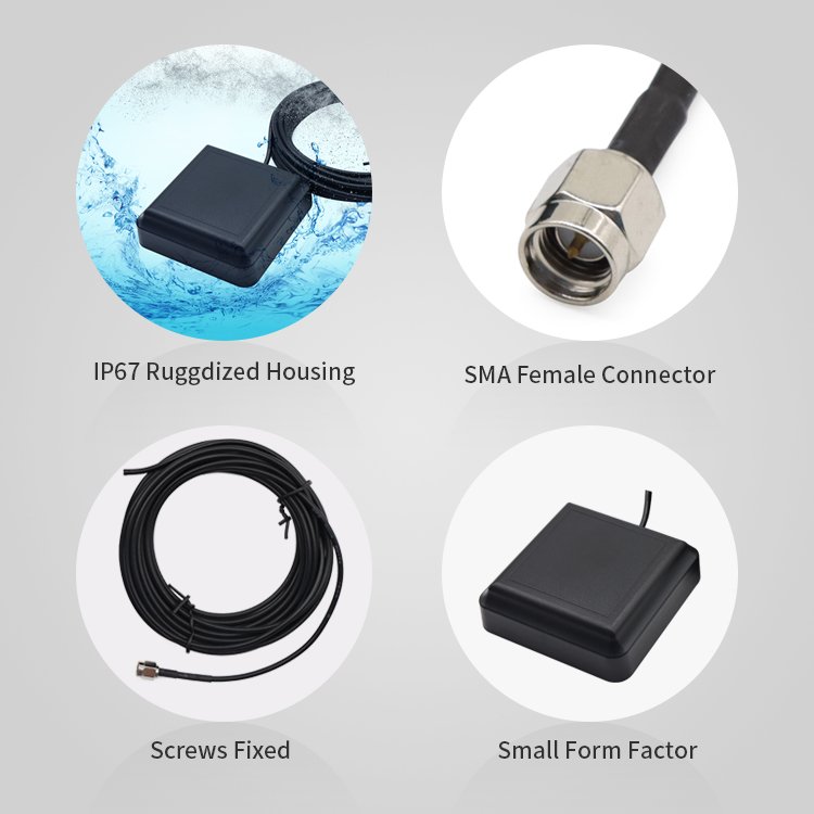 Tracker location Antenna Housing Tnc Antenna Reeciver Built-In Gsm Cable Car Laptop Satellite Marine GPS GNSS Antenna