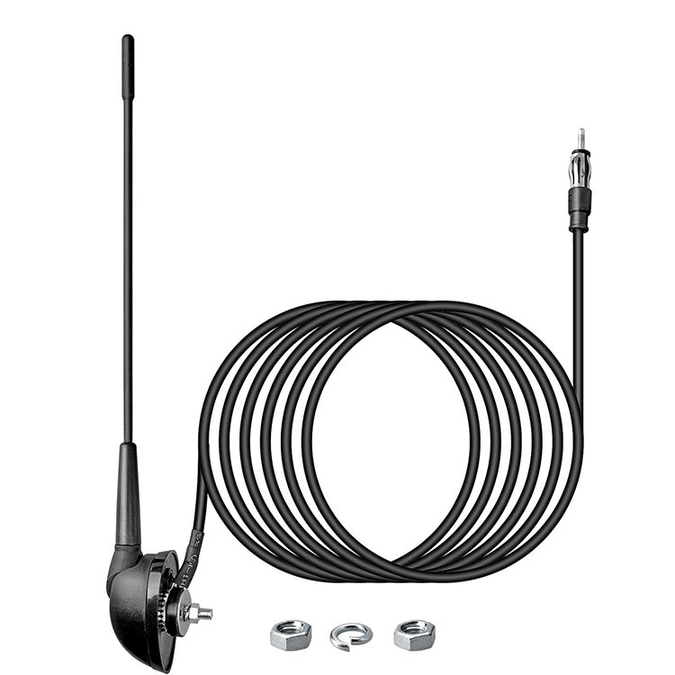 Abiram General Purpose 9 "AM/FM Top/side Mount Antenna for Automotive Truck Installation