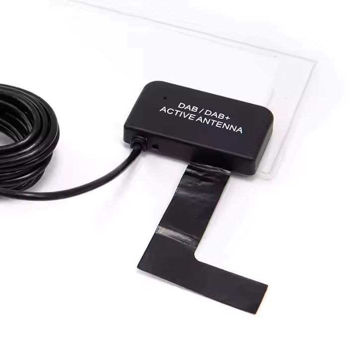 Car Mounted Digital Radio DAB Antenna+USB File Docking signal Receiver, DAB Sticker Antenna with USB Type signal Transmitter