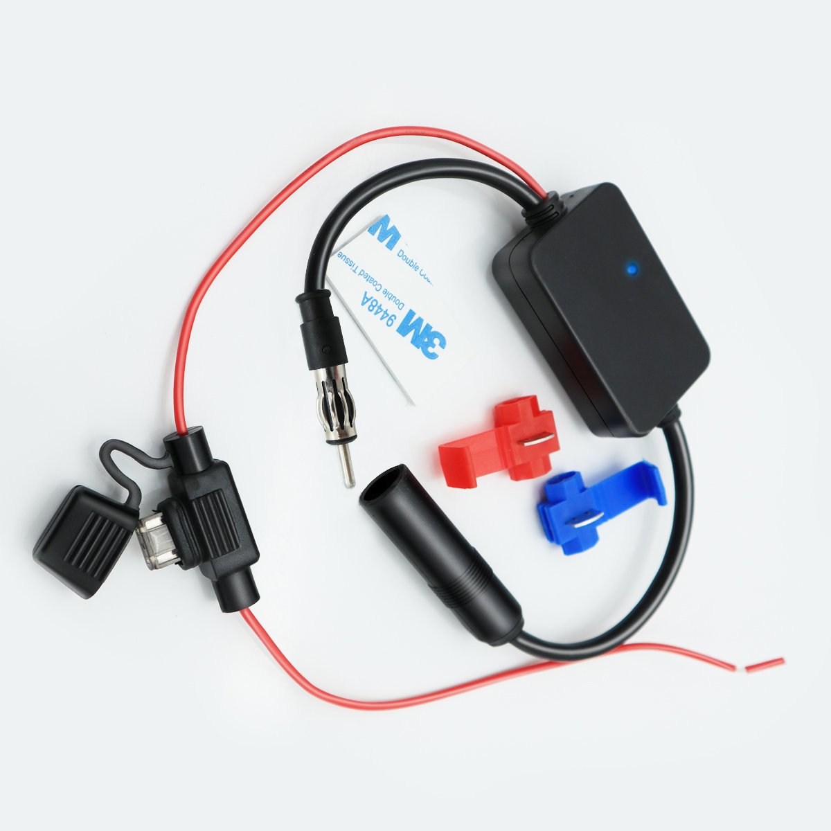 DAB+ Aerial Antenna Car Radio AM/FM DAB Antenna Splitter radio antenna amplifier
