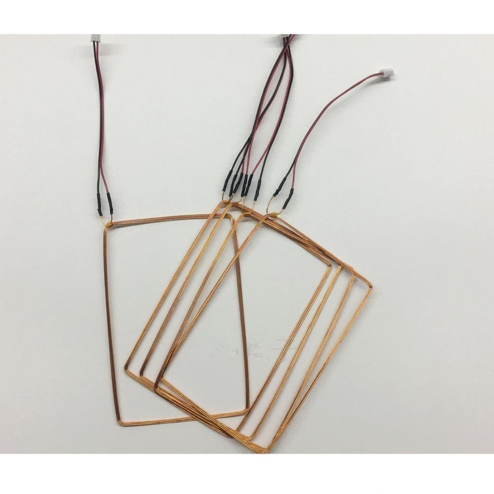 Taidacent Remote Car 13.56mhz Winding Coin Copper Wire Inductor Adhesive RFID Reader Air Coil Round 125khz Rfid Coil Antenna
