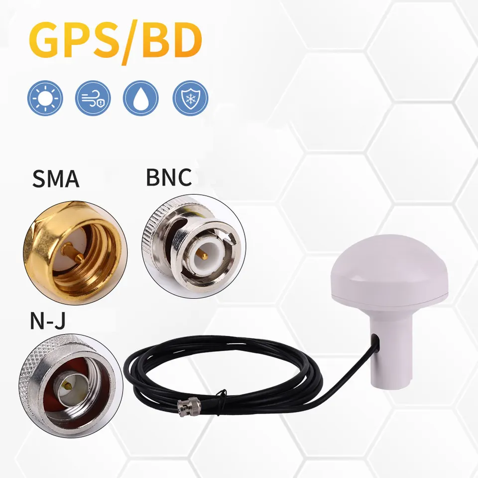 Boat Ship GPS Active Marine /Navigation Antenna BNC Male Plug for MAP Receiver 296 376C