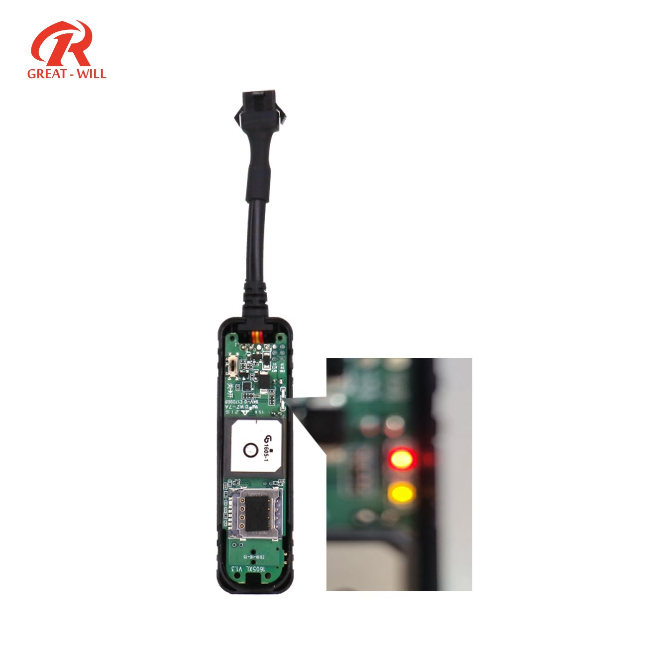 Great Will Vehicle GPS Tracker Hard Wried GPS Tracking Device Real Time Positioning Alarm System 2G GPS Tracker Locator Device