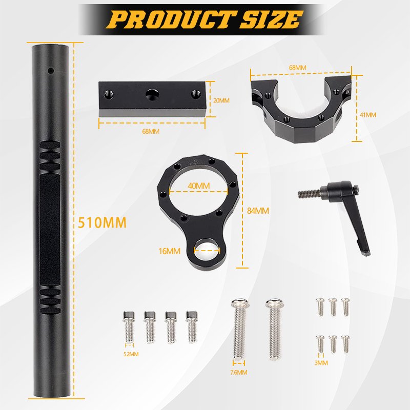 Wholesale Black Aluminum Alloy Tailgate Flag Holder Antenna Mount Flagpole for Ford Bronco 2021 2022 2023
