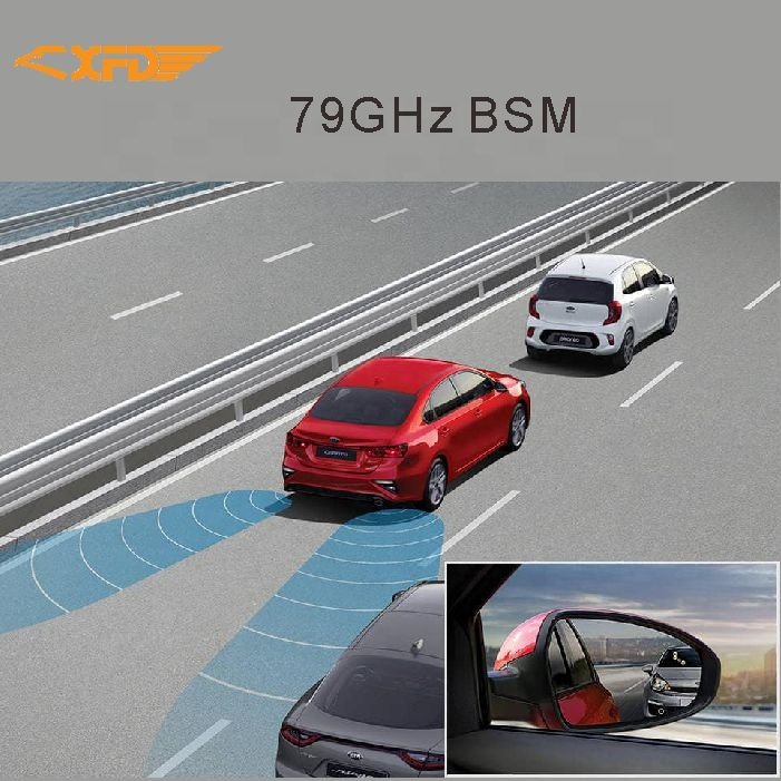 XFD High Accuracy 77G(2T4R) Antenna Microwave Blind Spot Monitoring BSD with LCA,RCTA,DOW and AOA