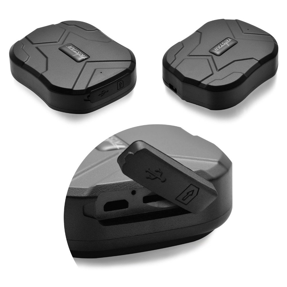 Car motorcycle GPS waterproof tracker locator with powerful magnets and real-time tracking software