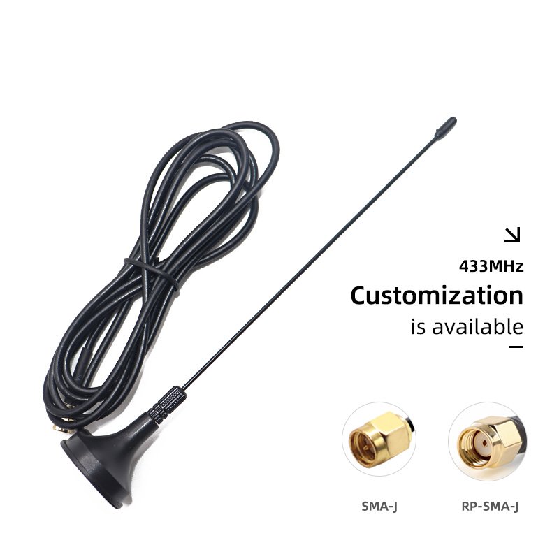Hot Selling High Quality Magnetic Mount 5dBi Whip 433Mhz Lora Antenna