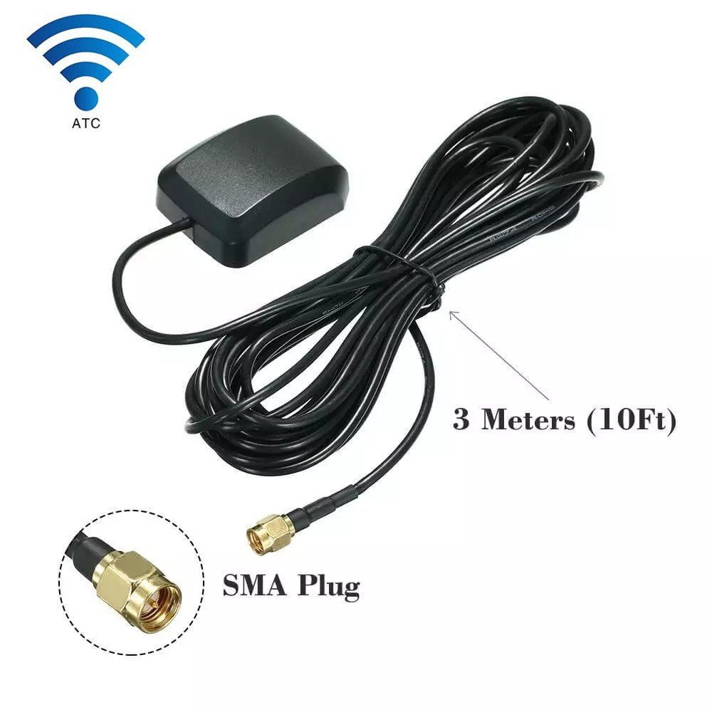 External Adhesive Car Gps Gnss Antenna MCX Antenna GPS 35x45mm With Magnet Gps antenna,mcx/mmcx Connector RG174 Cable