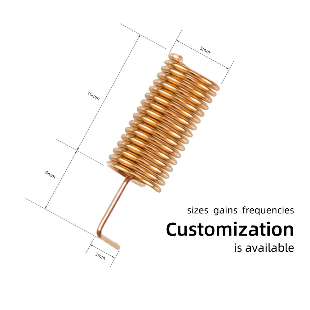 433/868/915Mhz spring antenna OEM 433Mhz helical for rubber duck antenna