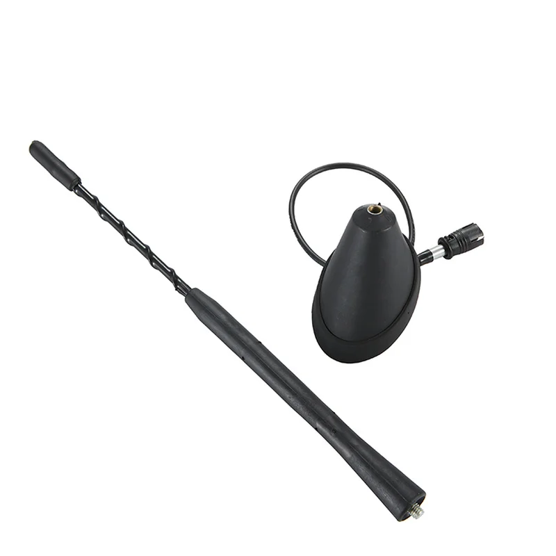 Universal Car Anti Noise Whip Roof Mast AM/FM Aerial Antenna with Base for VW Jetta Bora Golf Polo MK4 Passat BMW Audi