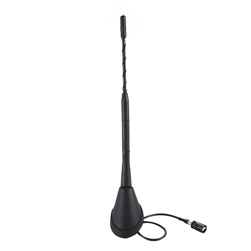 Universal Car Anti Noise Whip Roof Mast AM/FM Aerial Antenna with Base for VW Jetta Bora Golf Polo MK4 Passat BMW Audi