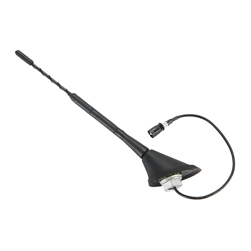 Universal Car Anti Noise Whip Roof Mast AM/FM Aerial Antenna with Base for VW Jetta Bora Golf Polo MK4 Passat BMW Audi
