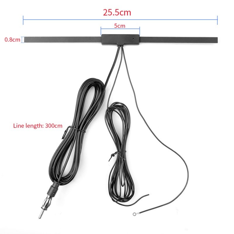 12V Car AM FM Radio Antenna with Signal Amplifier DAB Compatible for Multiple Car Models Signal Antennas