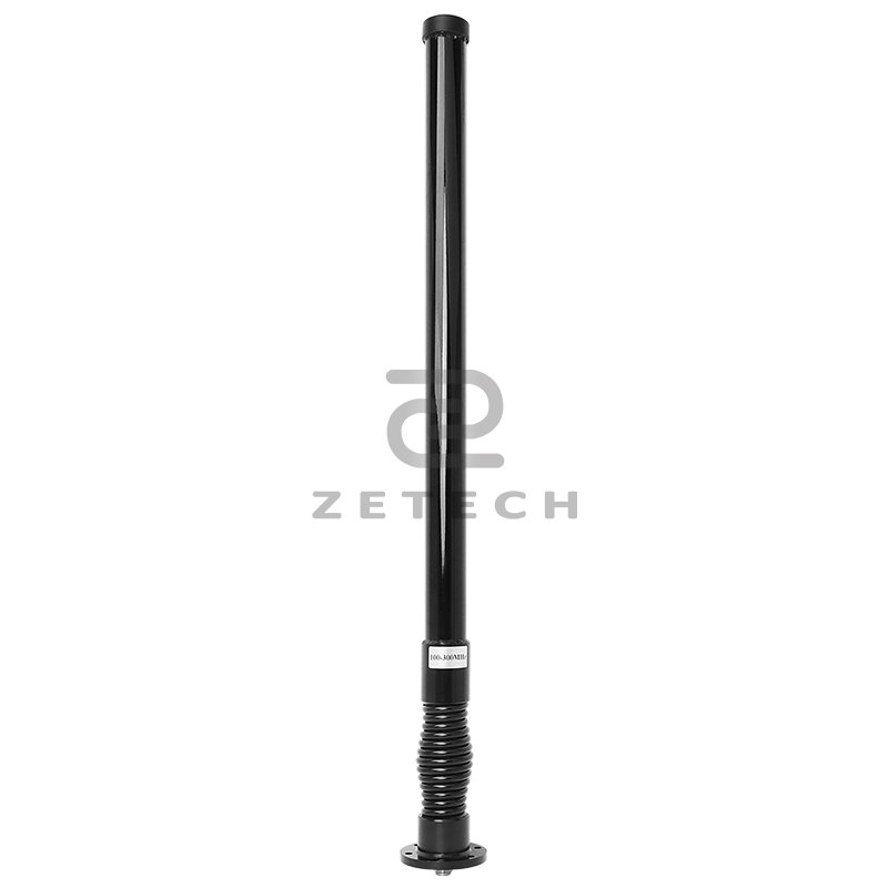 Outdoor 100-300MHz Car Antenna Customized Frequency Omnidirectional Fiberglass Antenna with Spring Base