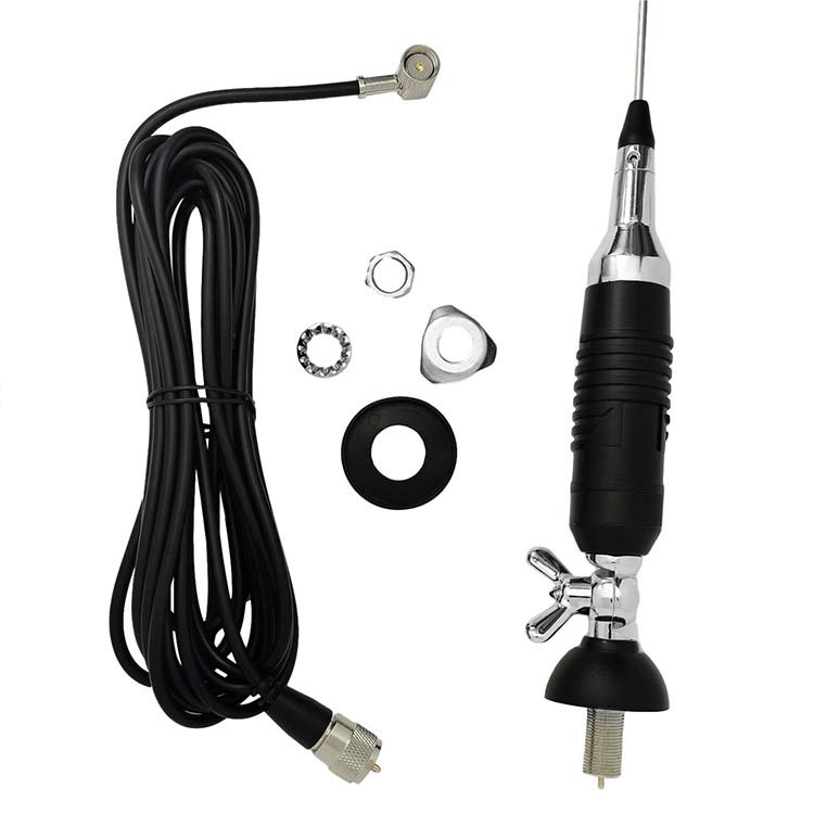 Long Range Stainless Steel Whip CB Radio Antenna 26-28Mhz Mobile Car Truck Antenna