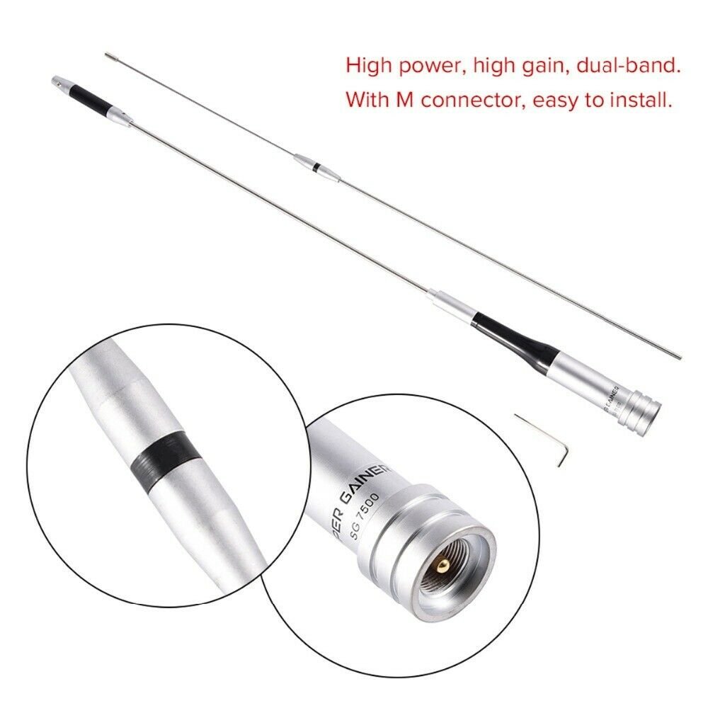 Cheap Sg-7500 Dual Band Uhf/Vhf 144/430Mhz Uhf car mobile vehicle antenna