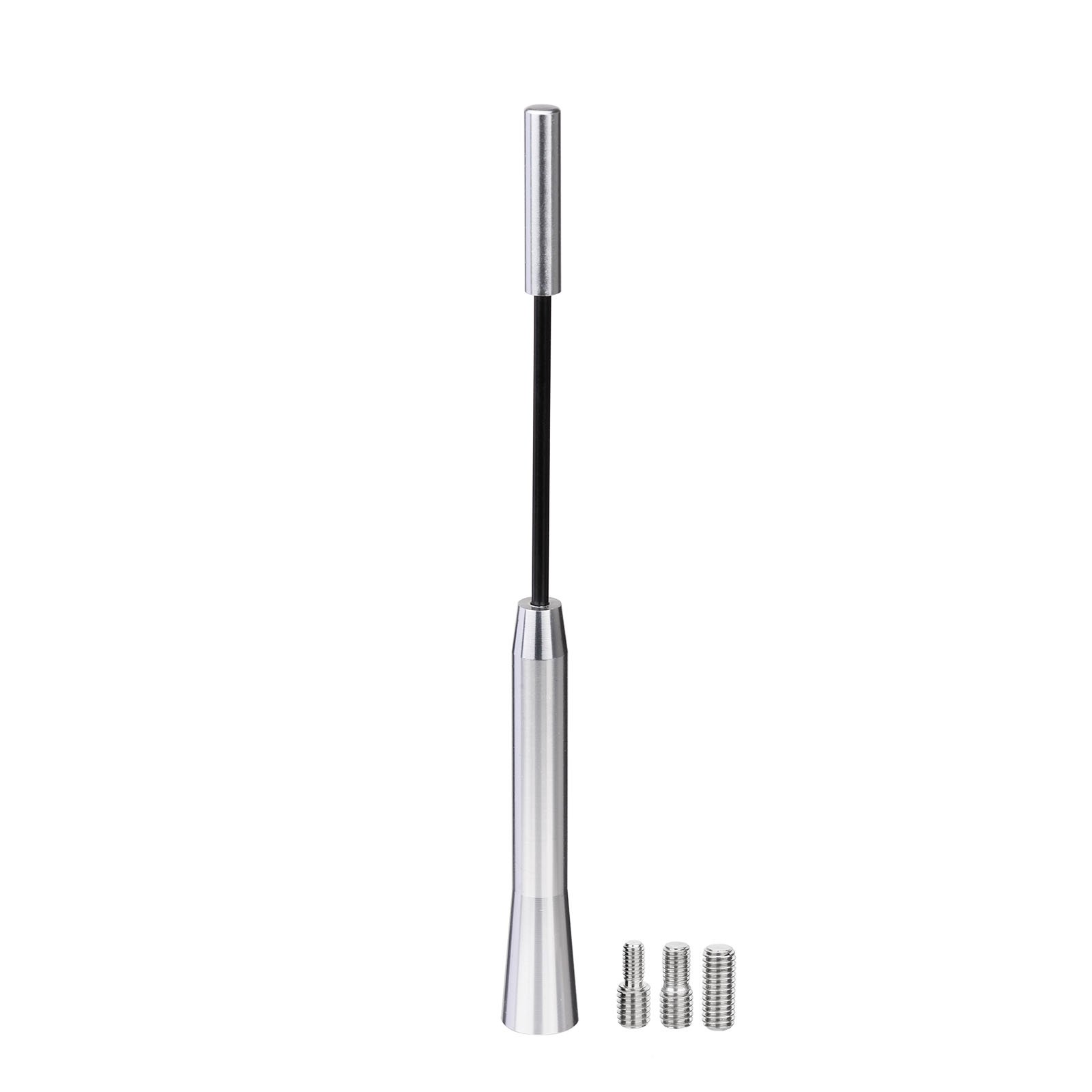 Superbat 75Ω Car FM Antenna Roof Radio Antenna AM FM Antenna Silver 168MM