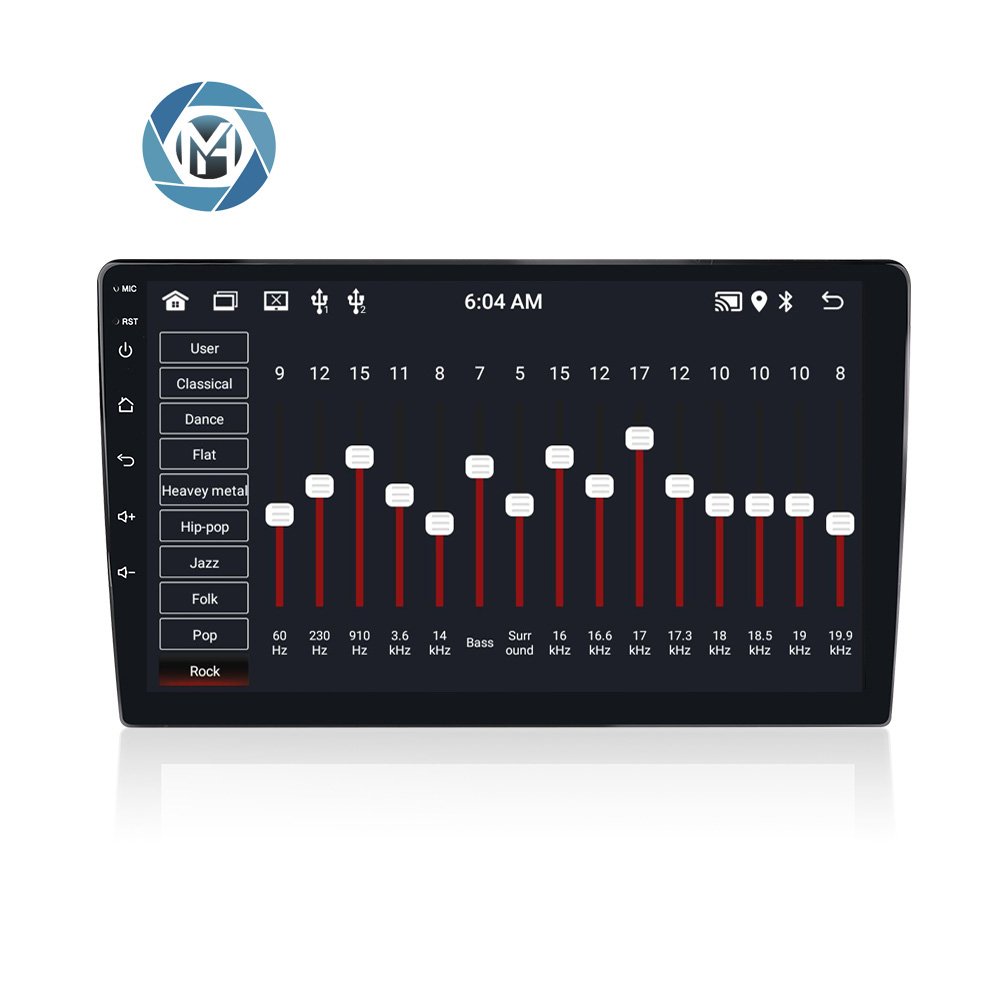 9'' Car Radio 2 Din Android GPS Car DVD Video Player With Antenna Navigation Audio FM BT Mirror Link Car Stereo