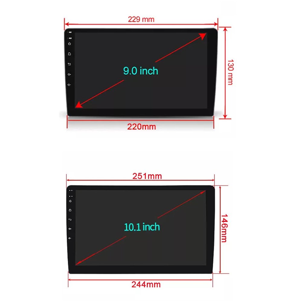 TS10 4g 64g 8 Core 2din Universal 10 Inch Android Car Radio 2 Din Car Audio Stereo with DSP/RDS/GPS/4G SIM/carplay/android Auto
