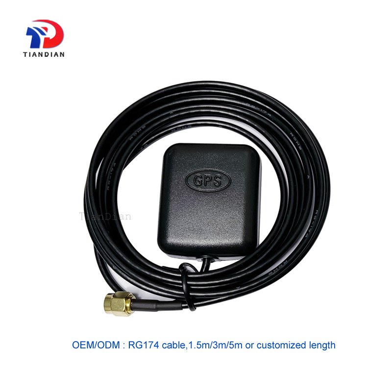 External Waterproof Glonass Aerial High Gain 28dBi Active 1575.42Mhz Magnetic Gps Gnss Antenna