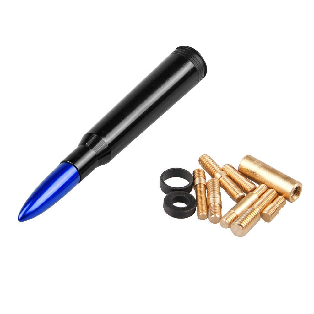 Universal Bullet Antenna Car Vehicle Replacement AM/FM Radio Signal for Car SUV Truck Most Auto Cars Antenna Accessories