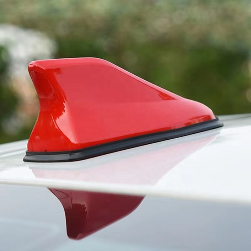 Roof Rear Wing Modification Non-Punching With Signal Radio Waterproof Car Decoration Shark Fin Antenna