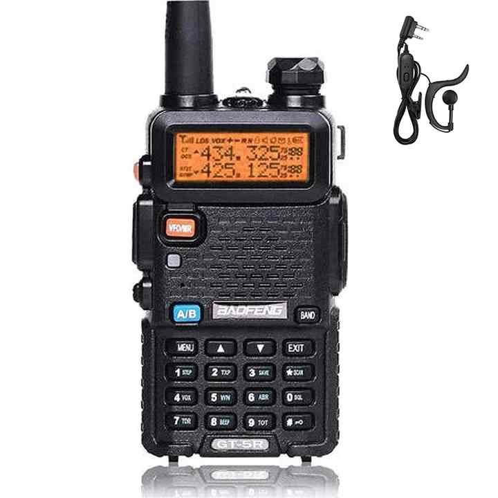 BAOFENG Walkie Talkie GT-5R Dual Band Two Way Radio FCC Compliant Version of UV-5R Ham Radio Intercom Handheld Supports Chirp