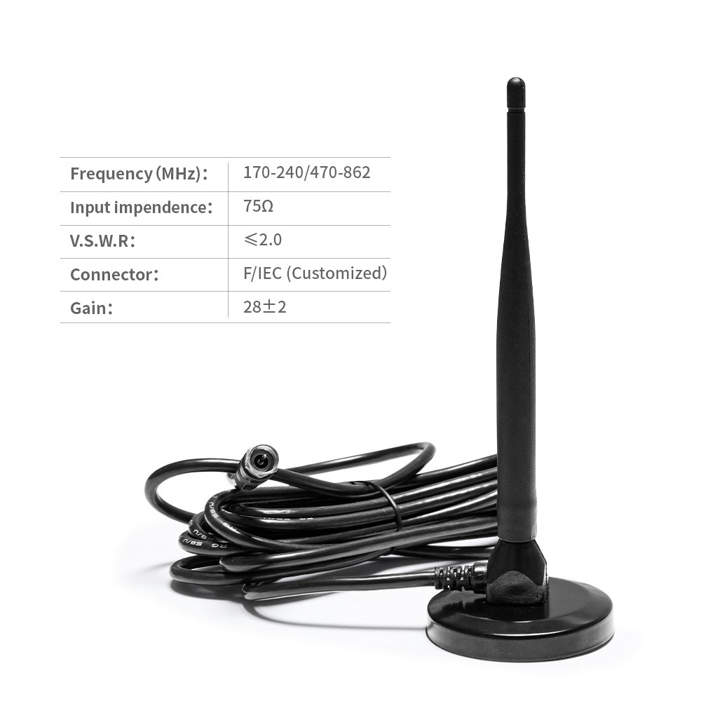 360 Degree Long Range Aerial Caravan Amplifier Wireless Stick Marine Car Satellite Best Indoor Vhf Hdtv Uhf Digital Tv Antenna