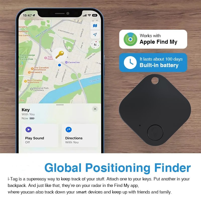 Find My Remote Tracking Locator Key Wallet Luggage Locator Anti-lost Device Smart Found tracker
