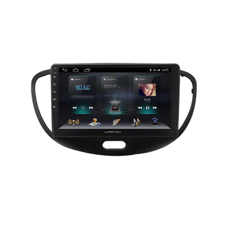LINKNEW F10 for Hyundai I10 2010 - 2013 Car Radio Multimedia Video Player Navigation GPS Android No 2din 2 Din