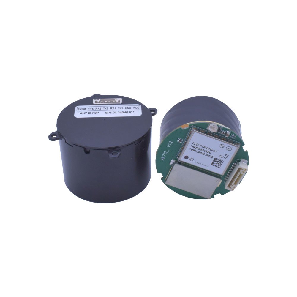 High-precision centimeter-level four-star dual-frequency differential positioning RTK integrated module Drones F9P module