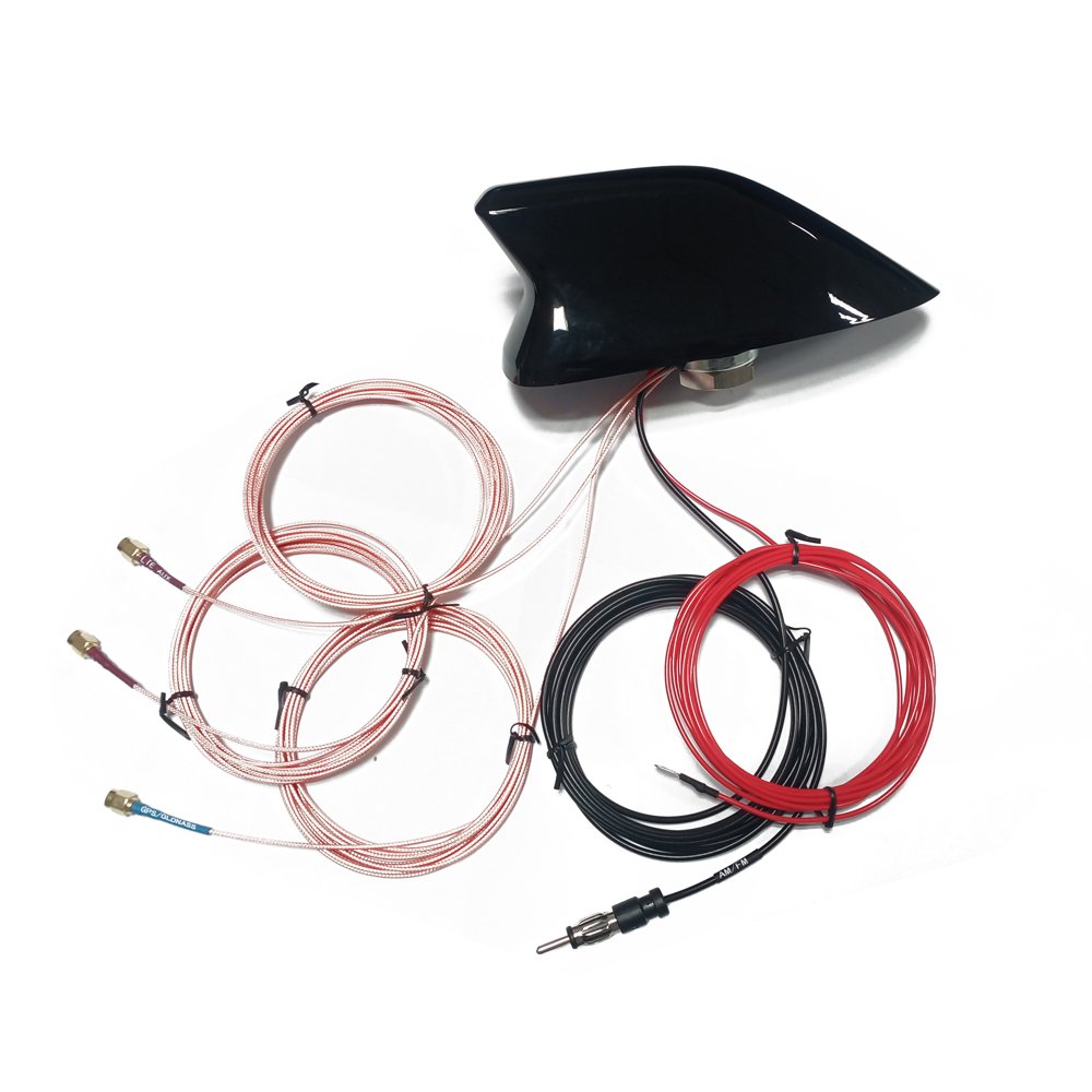 JCM072 Shark Fin GPS+LTE MIMO+FM/AM Combination Car Auto Antenna