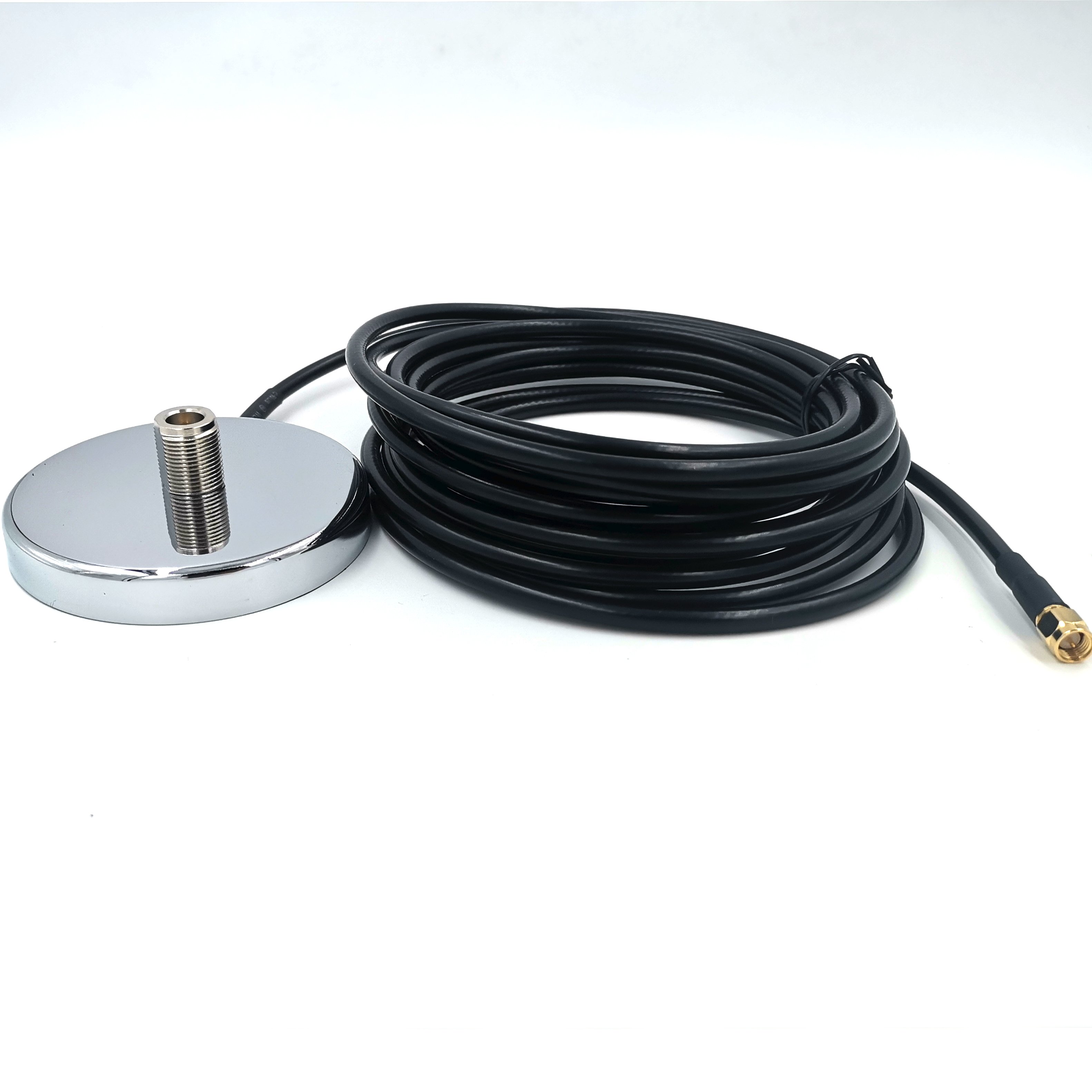 NMO Magnet Cable Assembly. Magnetic Mounting 3/4inch Style Brass Mount Type To FME Connector.NMO antenna magnetic stand For RV