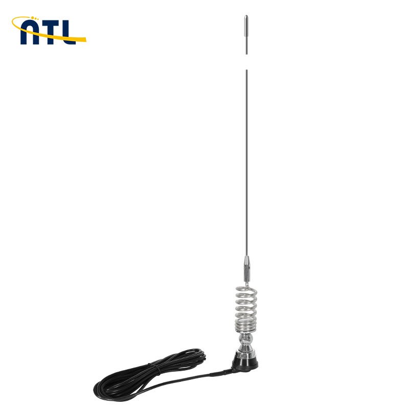 Radio Vehicle Aerial Antenna Similar to ZARA 130 VHF Mobile Antenna Loaded 631 Stainless Steel Whip Car Antenna