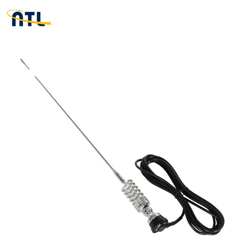 Radio Vehicle Aerial Antenna Similar to ZARA 130 VHF Mobile Antenna Loaded 631 Stainless Steel Whip Car Antenna