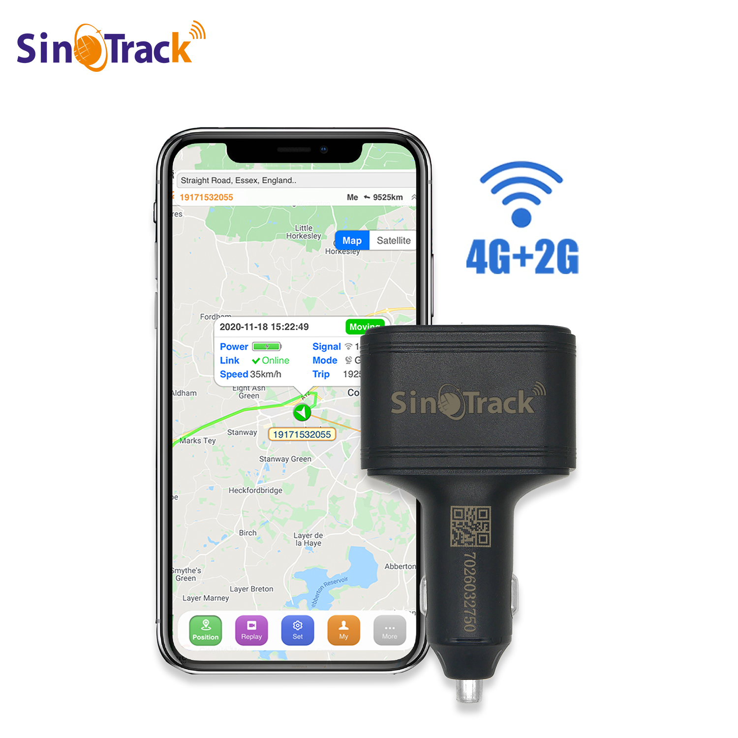 Easy Plug and Play 4G Vehicle Cigarette Lighter GPS Tracker ST-909L Mini Spy GPS Tracking Device for Car Smart Tracker