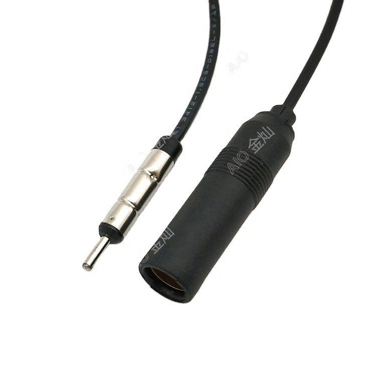 Mini JASO Male Plug to JASO Female Jack Metal Car Antenna Aerial Cable Adapter Adaptor for Automotive Use DIN Type Connectors