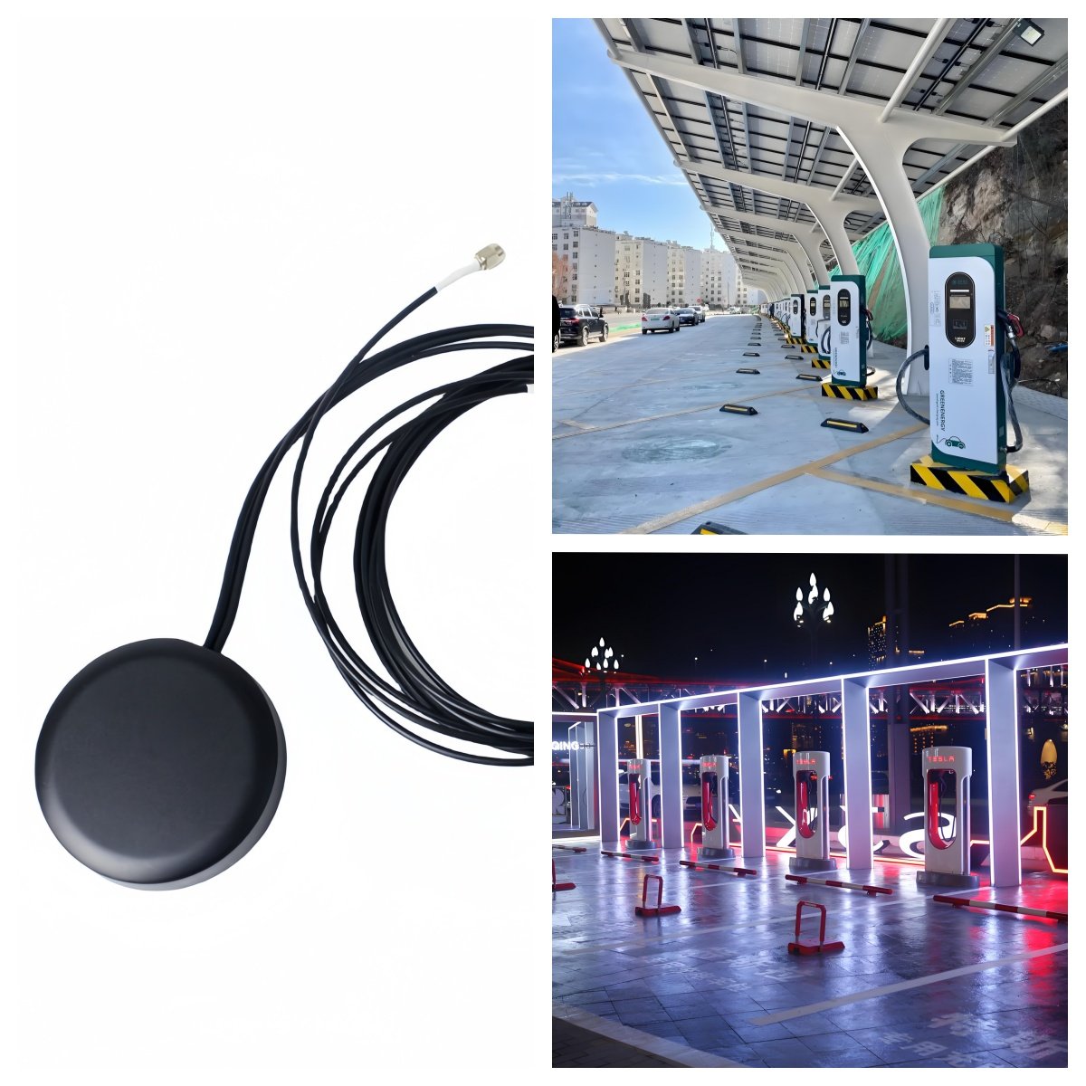 Combined Antenna 4G / BT/ GNSS MIMO Charging Station IoT 820-2690MHz 2400-2500 MHz 1555MHz~1590MHz SMA Customizable