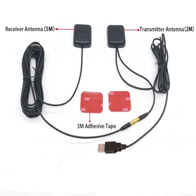 High gain USB port GPS receiver+transmitter active antenna for car navigation & gps antenna