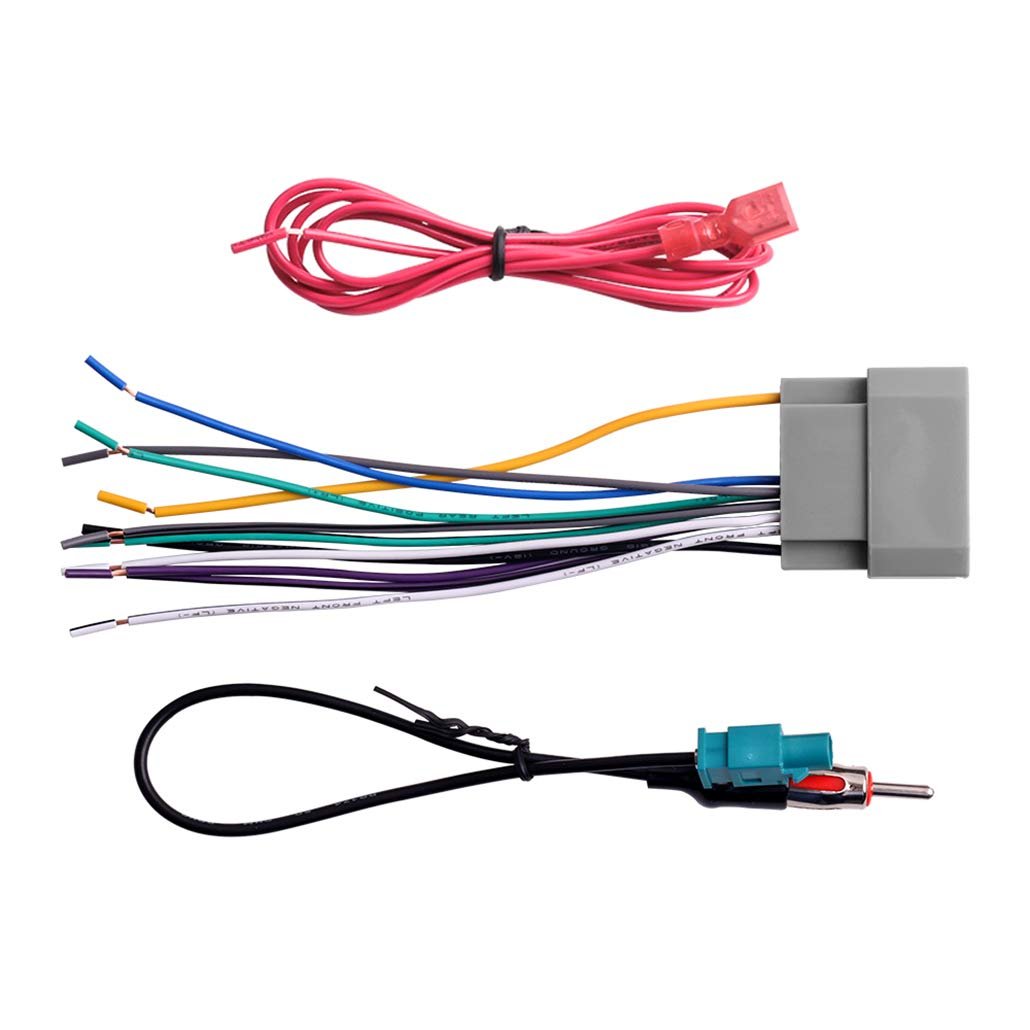 Car Stereo Radio Wire Harness Auto Antenna Adapter for Some Jeep Dodge Chrysler