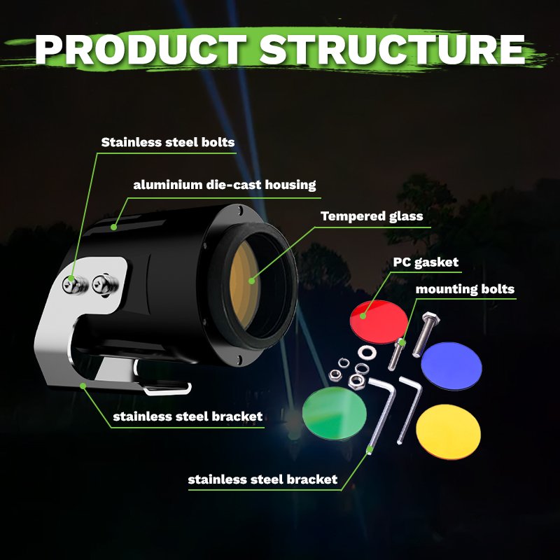 LED Whip Antenna Green Blue Yellow White Color Flag Light Flag Antenna Light