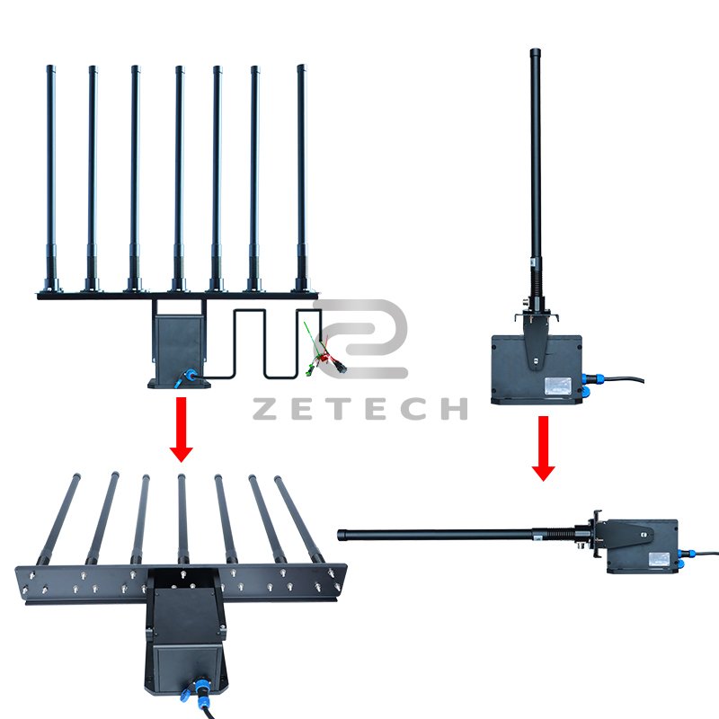 Seven Frequency Band 433MHz 900MHz 1.2G 1.5G 2.4G 5.2G 5.8G WIFI GPS Omnidirectional Car Antenna