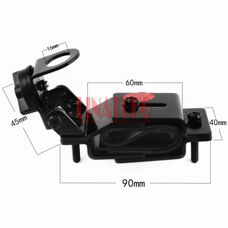 RB-80 Black Stainless Steel Two Way Radio PL259 Vehicle Antenna Car Bumper Bracket