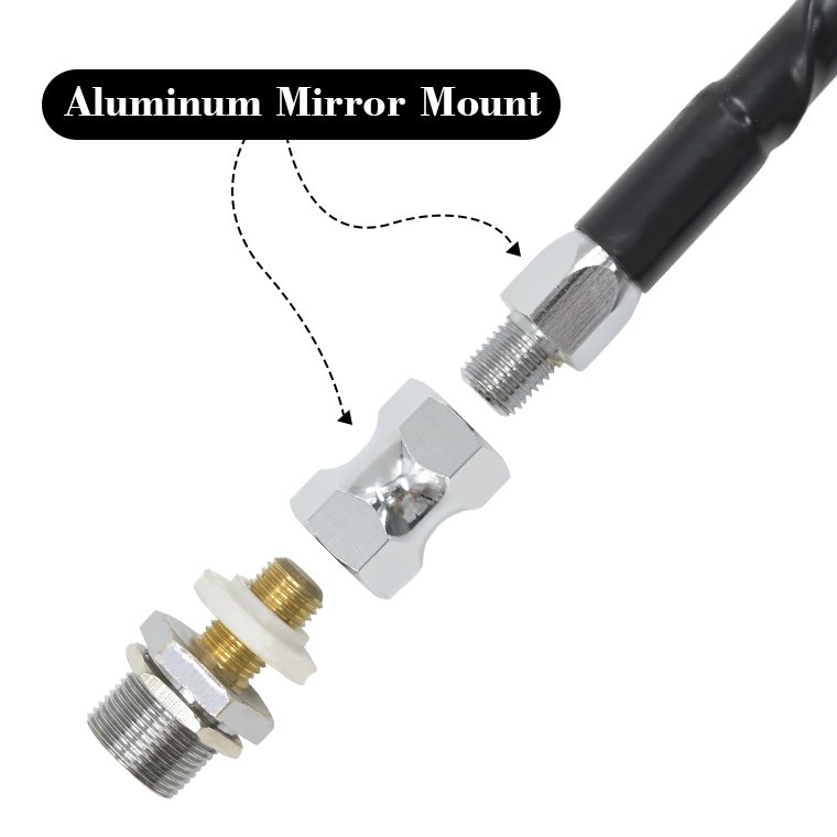 BAIAO Radio Electric Car Antenna Decorative Wireless Car Antenna CB Antenna Fiberglass 1.5 : 1 Max 42*680mm BIO-C107 50 Ohm 300W